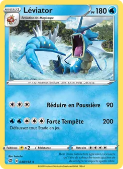 Carte Pokémon Léviator 40