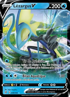Carte Pokémon Lézargus V 49