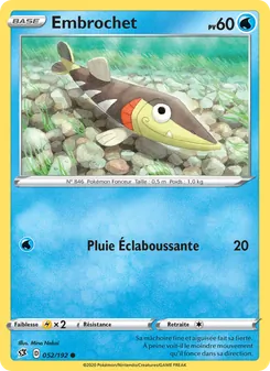 Carte Pokémon Embrochet 52