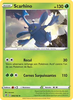 Carte Pokémon Scarhino 6