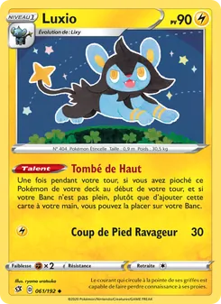 Carte Pokémon Luxio 61