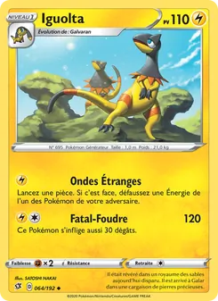 Carte Pokémon Iguolta 64