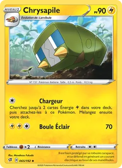Carte Pokémon Chrysapile 65