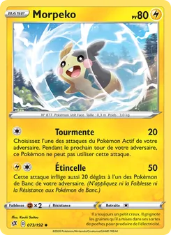 Carte Pokémon Morpeko 73