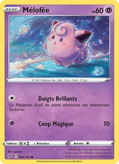 Carte Pokémon Mélofée 74