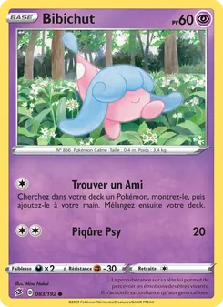 Carte Pokémon Bibichut 83