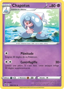 Carte Pokémon Chapotus 84