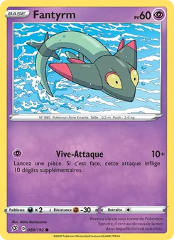 Carte Pokémon Fantyrm 89