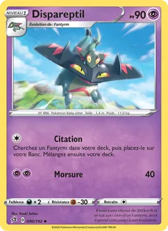 Carte Pokémon Dispareptil 90