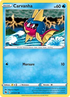 Carte Pokémon Carvanha 11