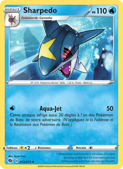 Carte Pokémon Sharpedo 12
