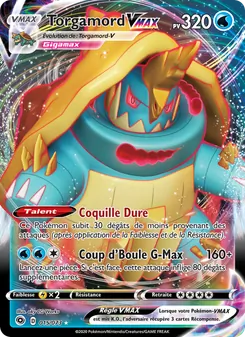 Carte Pokémon Torgamord VMAX 15