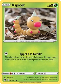 Carte Pokémon Aspicot 2