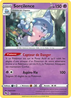 Carte Pokémon Sorcilence 20