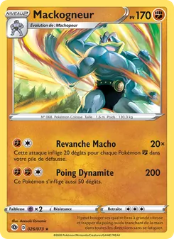 Carte Pokémon Mackogneur 26