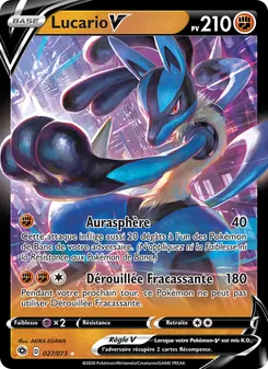 Carte Pokémon Lucario V 27