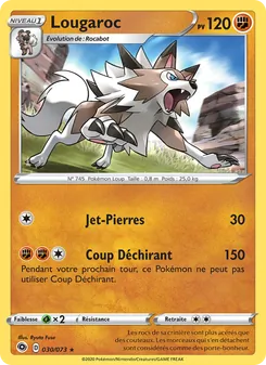 Carte Pokémon Lougaroc 30