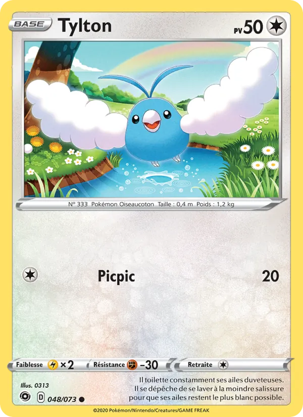 Carte Pokémon Tylton 48/73 de l'extension La Voie du Maître