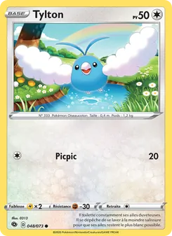 Carte Pokémon Tylton 48