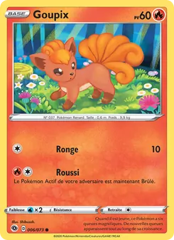 Carte Pokémon Goupix 6