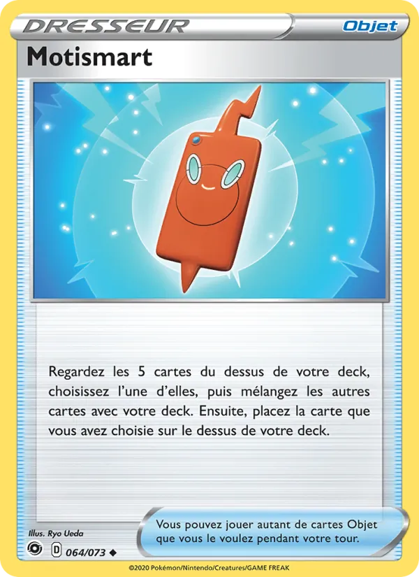 Carte Pokémon Motismart 64/73 de l'extension La Voie du Maître