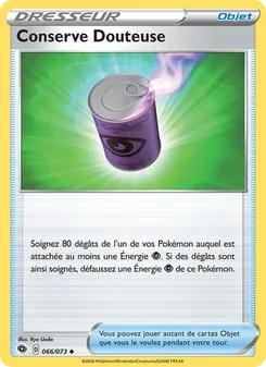 Carte Pokémon Conserve Douteuse 66