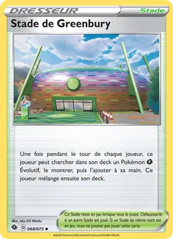 Carte Pokémon Stade de Greenbury 68