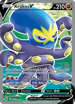 Carte Pokémon Krakos V 72
