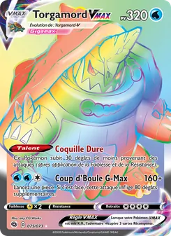 Carte Pokémon Torgamord VMAX 75