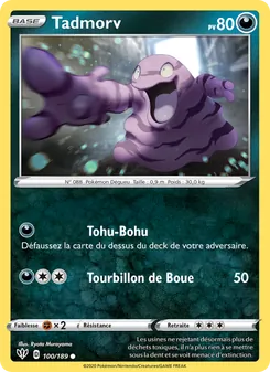 Carte Pokémon Tadmorv 100 — Ténèbres Embrasées