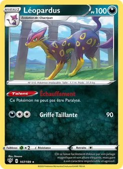 Carte Pokémon Léopardus 107 — Ténèbres Embrasées
