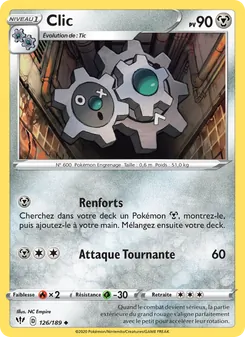 Carte Pokémon Clic 126 — Ténèbres Embrasées