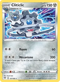 Carte Pokémon Cliticlic 127 — Ténèbres Embrasées