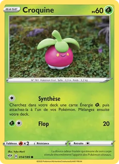 Carte Pokémon Croquine 14 — Ténèbres Embrasées
