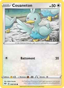 Carte Pokémon Couaneton 148 — Ténèbres Embrasées