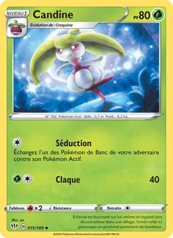 Carte Pokémon Candine 15 — Ténèbres Embrasées