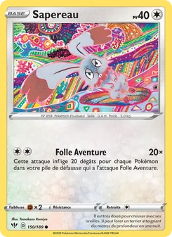 Carte Pokémon Sapereau 150 — Ténèbres Embrasées