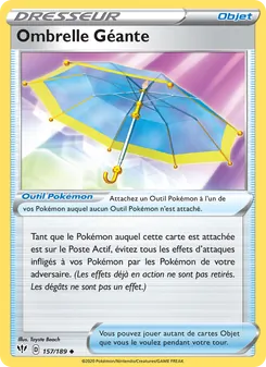 Carte Pokémon Ombrelle Géante 157 — Ténèbres Embrasées
