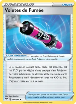 Carte Pokémon Volutes de Fumée 158 — Ténèbres Embrasées
