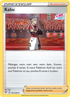 Carte Pokémon Kabu 163 — Ténèbres Embrasées