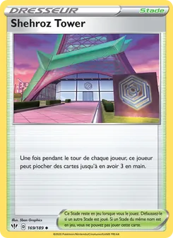 Carte Pokémon Shehroz Tower 169 — Ténèbres Embrasées