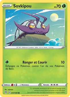Carte Pokémon Sovkipou 17 — Ténèbres Embrasées