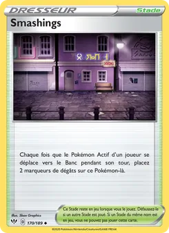 Carte Pokémon Smashings 170 — Ténèbres Embrasées