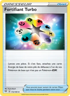Carte Pokémon Fortifiant Turbo 172 — Ténèbres Embrasées