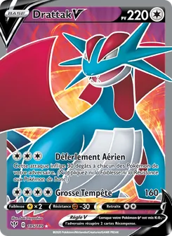 Carte Pokémon Drattak V 185 — Ténèbres Embrasées