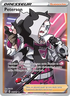 Carte Pokémon Peterson 187 — Ténèbres Embrasées