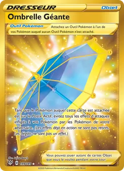 Carte Pokémon Ombrelle Géante 199 — Ténèbres Embrasées