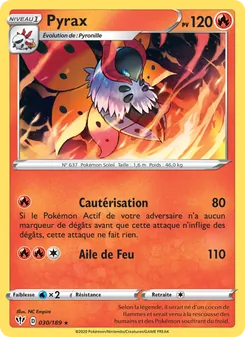 Carte Pokémon Pyrax 30 — Ténèbres Embrasées