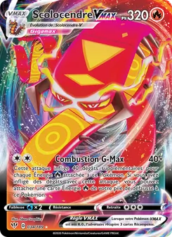Carte Pokémon Scolocendre VMAX 34 — Ténèbres Embrasées