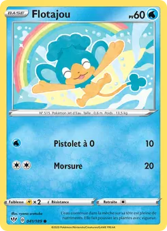 Carte Pokémon Flotajou 41 — Ténèbres Embrasées